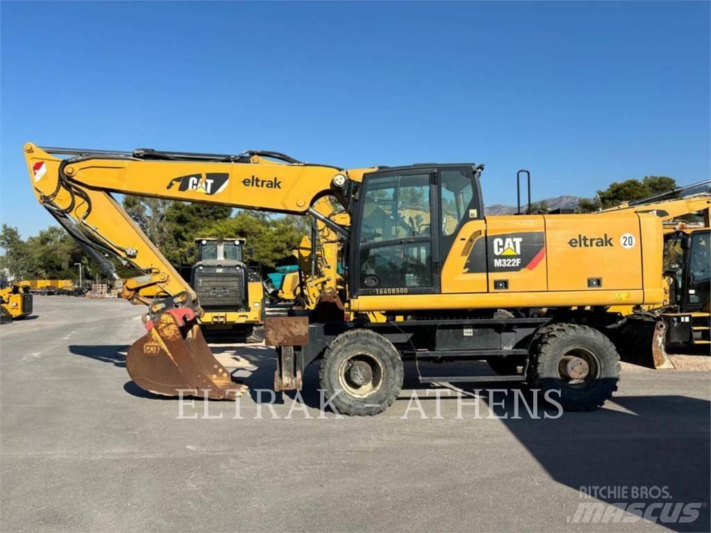 CAT M322F Kolesové rýpadlá