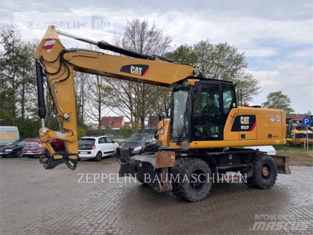 CAT M322F Kolesové rýpadlá
