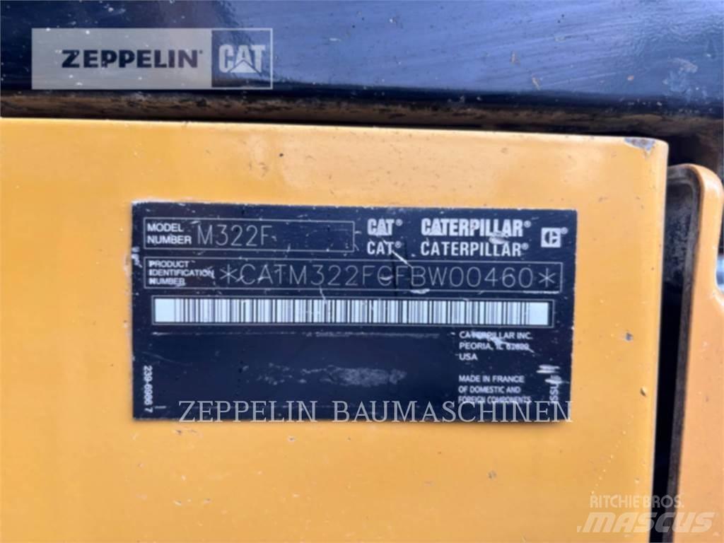 CAT M322F Kolesové rýpadlá