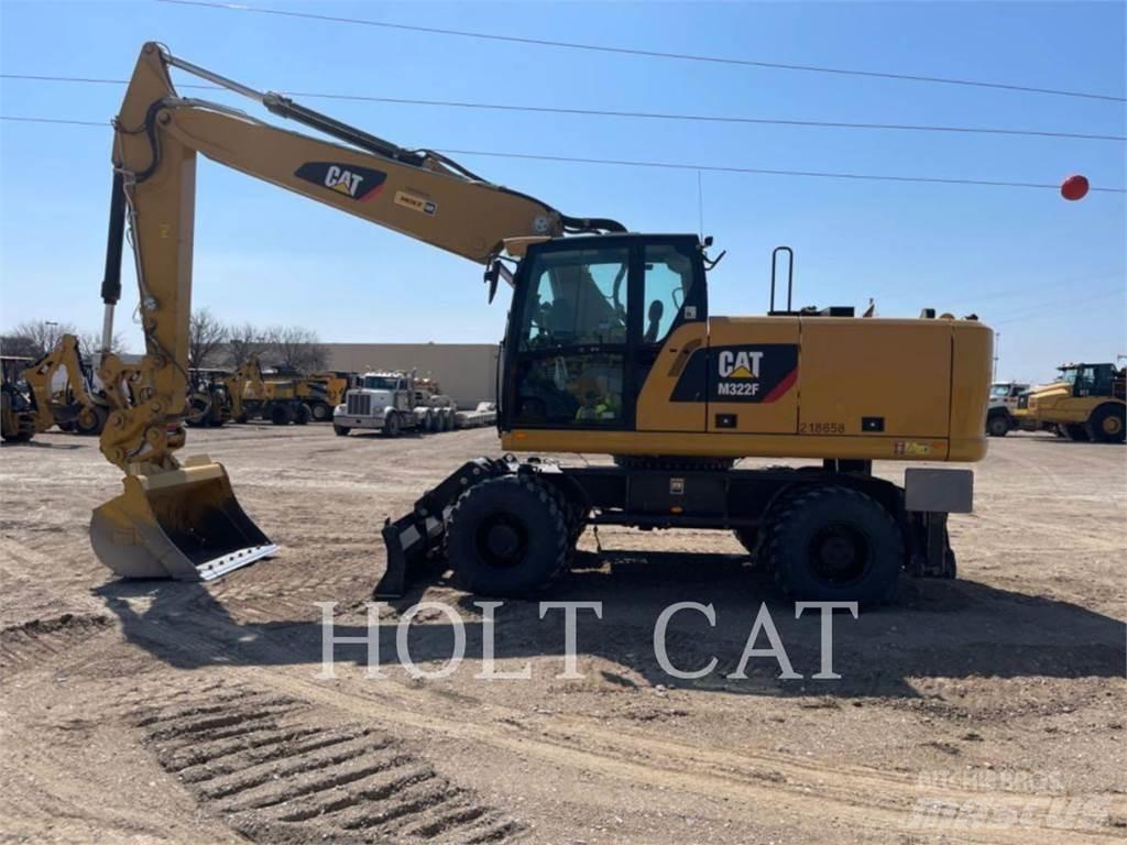 CAT M322F Kolesové rýpadlá