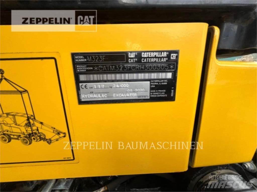 CAT M323F Kolesové rýpadlá