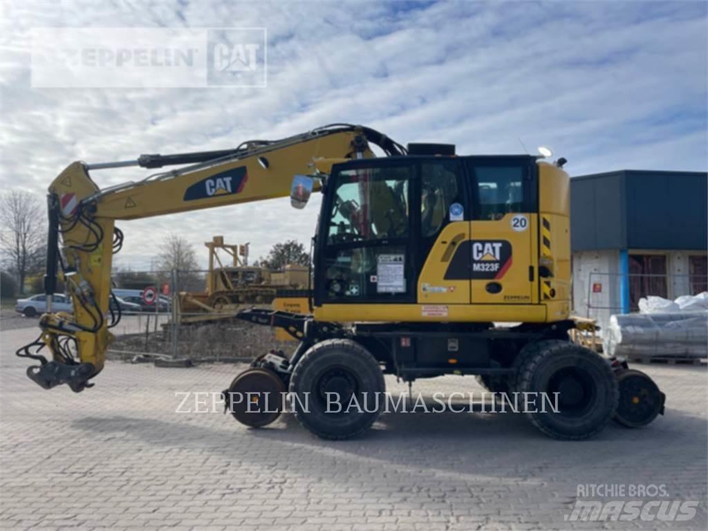 CAT M323F Kolesové rýpadlá