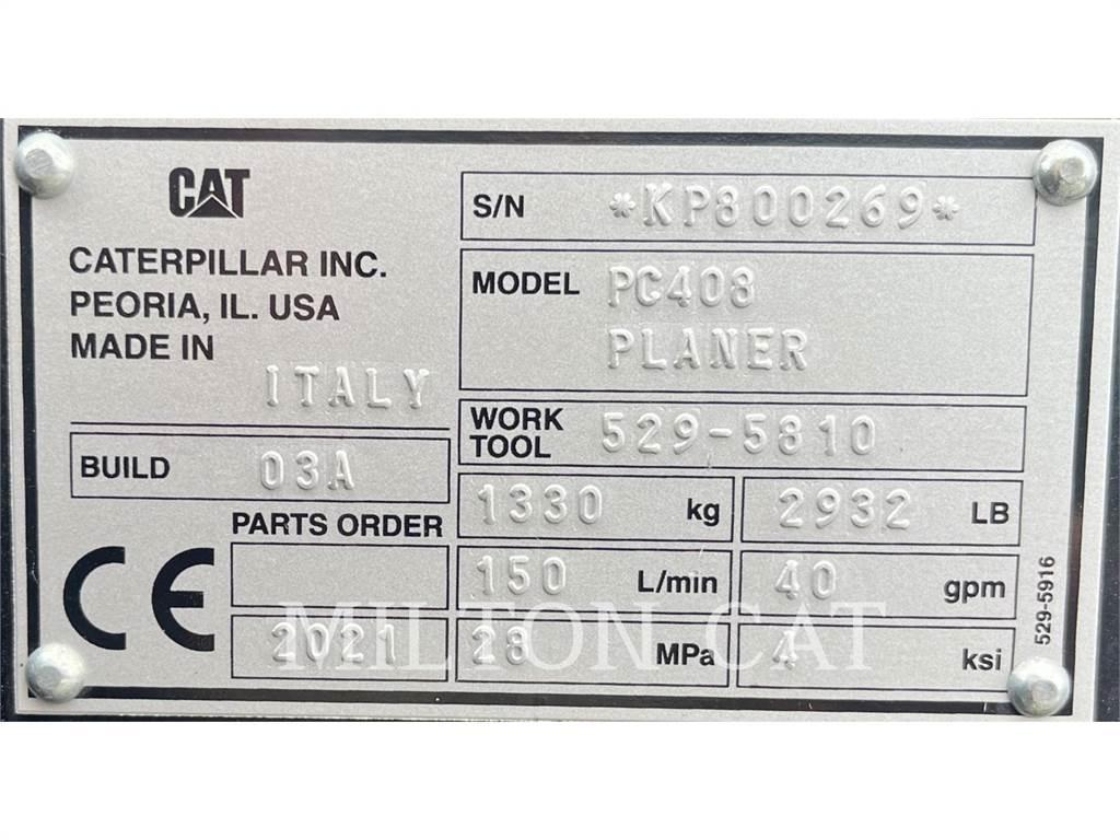 CAT PC408 COLD PLANER Cestné frézy