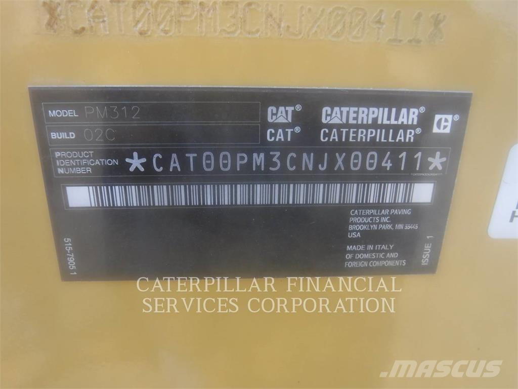 CAT PM312-02 Recykléry za studena
