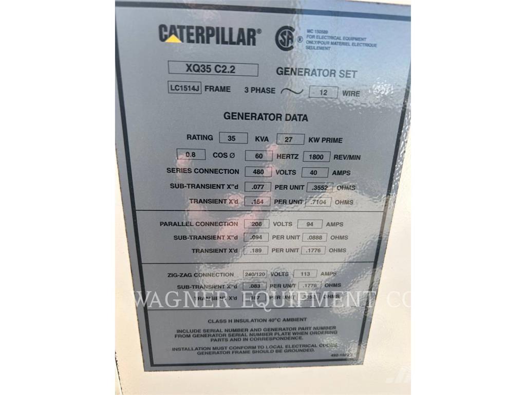 CAT XQ 35 Ostatné generátory