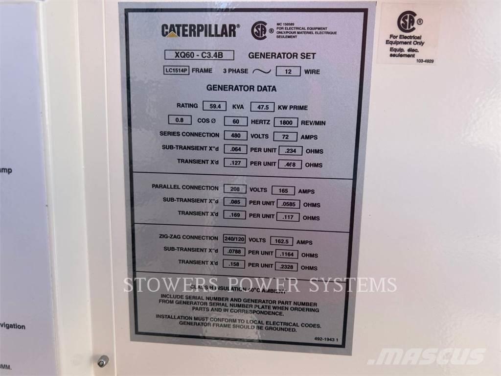 CAT XQ60-48KW Ostatné generátory