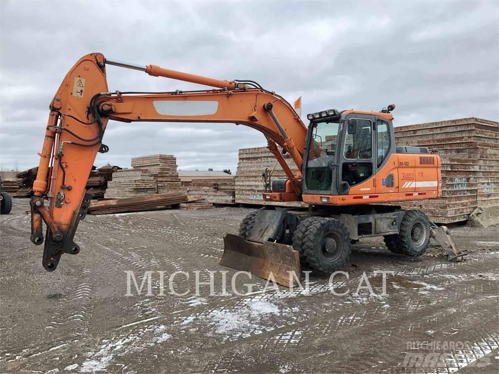 Doosan DX190W Kolesové rýpadlá