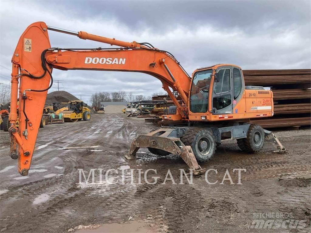 Doosan DX210W Kolesové rýpadlá
