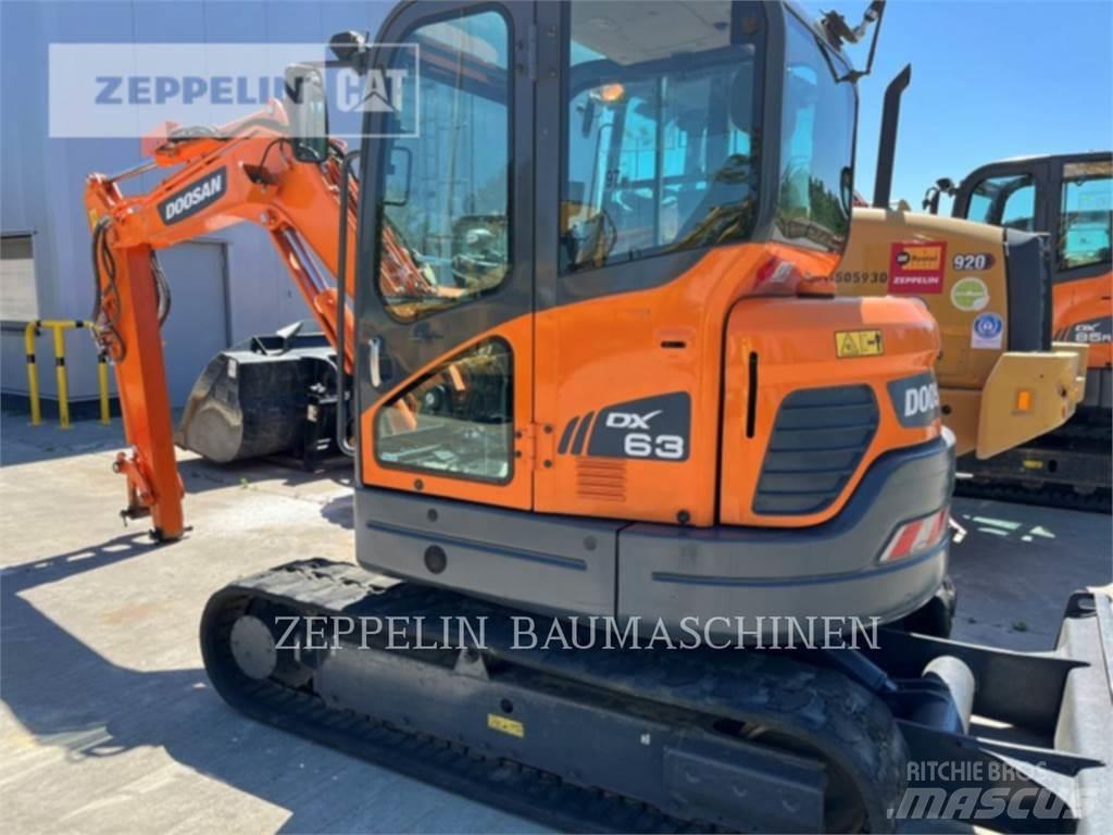 Doosan DX63-3 Pásové rýpadlá