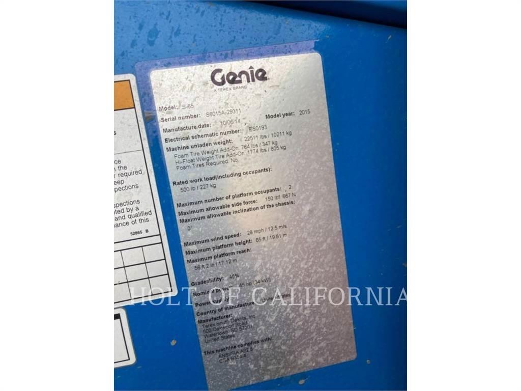 Genie BOOM S65 Kĺbové plošiny
