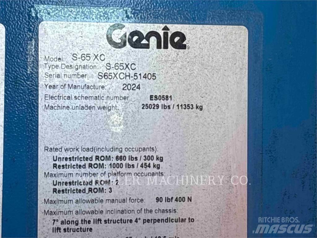 Genie S65XC Kĺbové plošiny