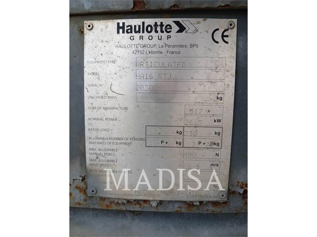 Haulotte HA16 RTJ Kĺbové plošiny