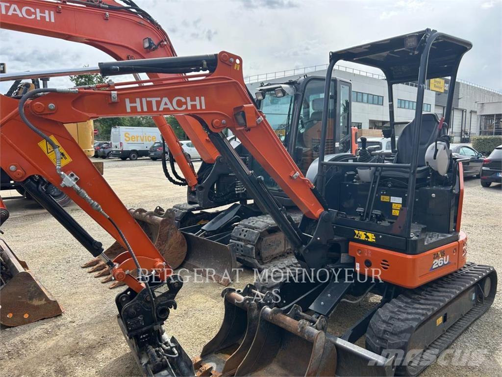 Hitachi ZX26U-6 Pásové rýpadlá