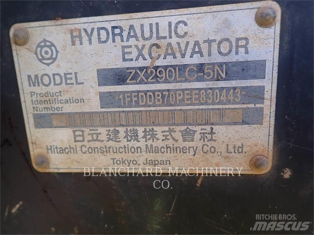 Hitachi ZX290LC-5 Pásové rýpadlá