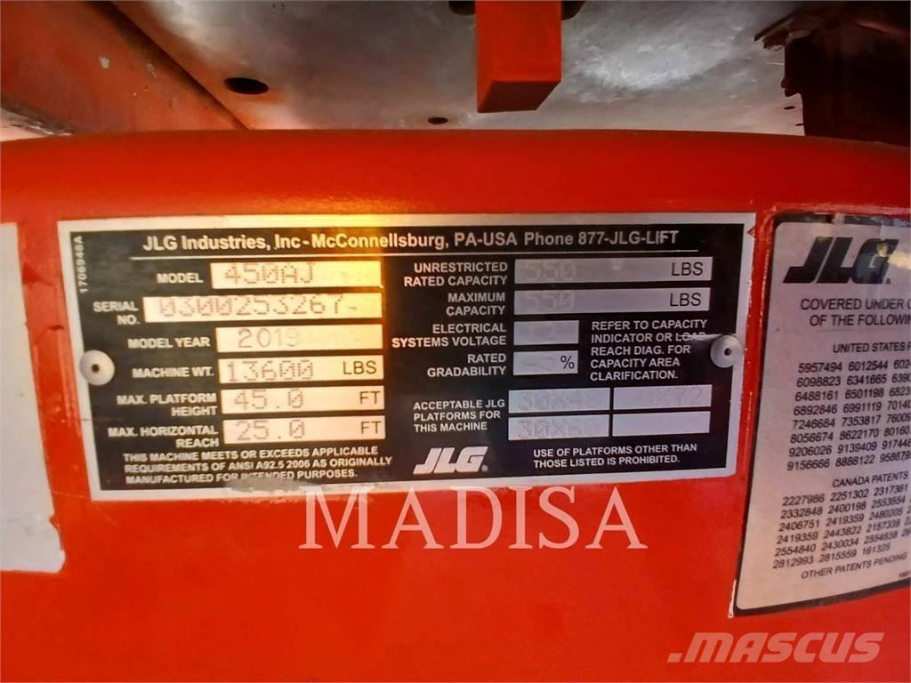 JLG 450AJ 4WD Kĺbové plošiny