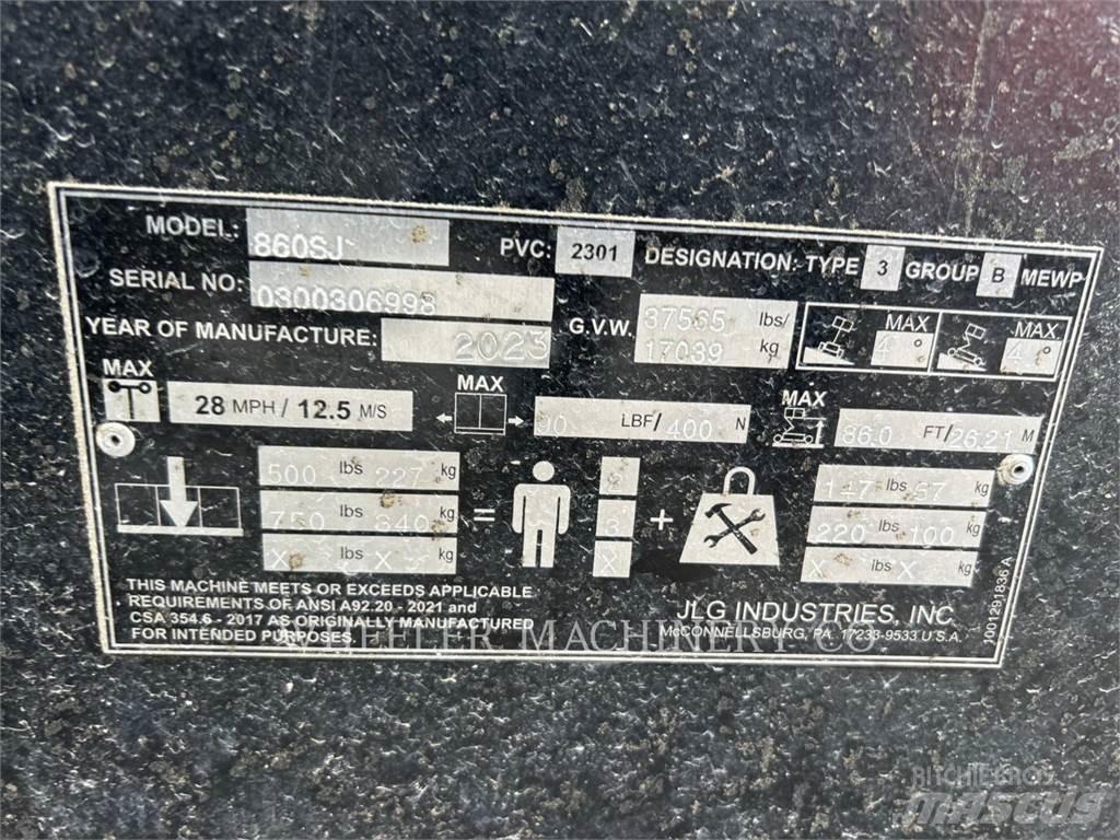 JLG 860SJ SP Kĺbové plošiny