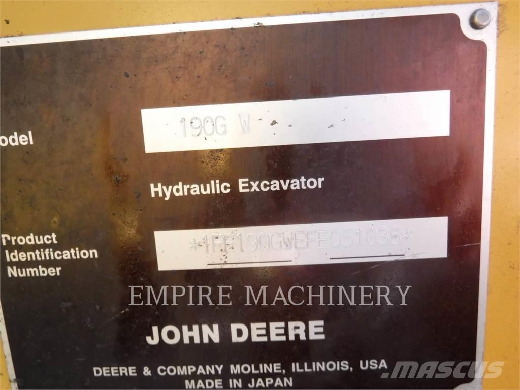 John Deere 190G Pásové rýpadlá