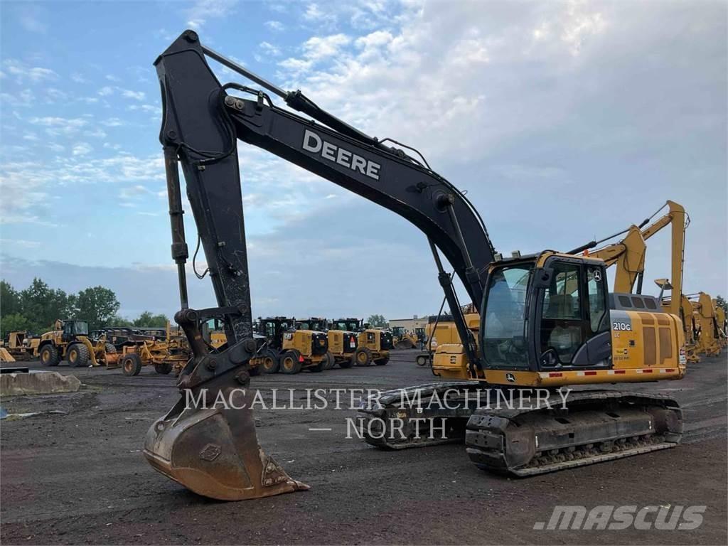 John Deere 210G Pásové rýpadlá