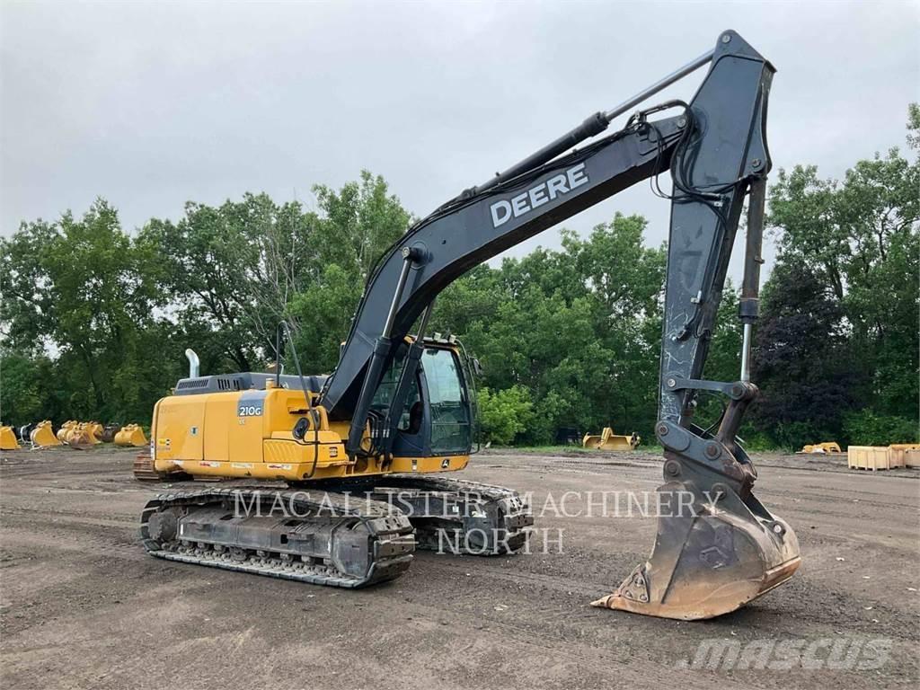 John Deere 210G Pásové rýpadlá