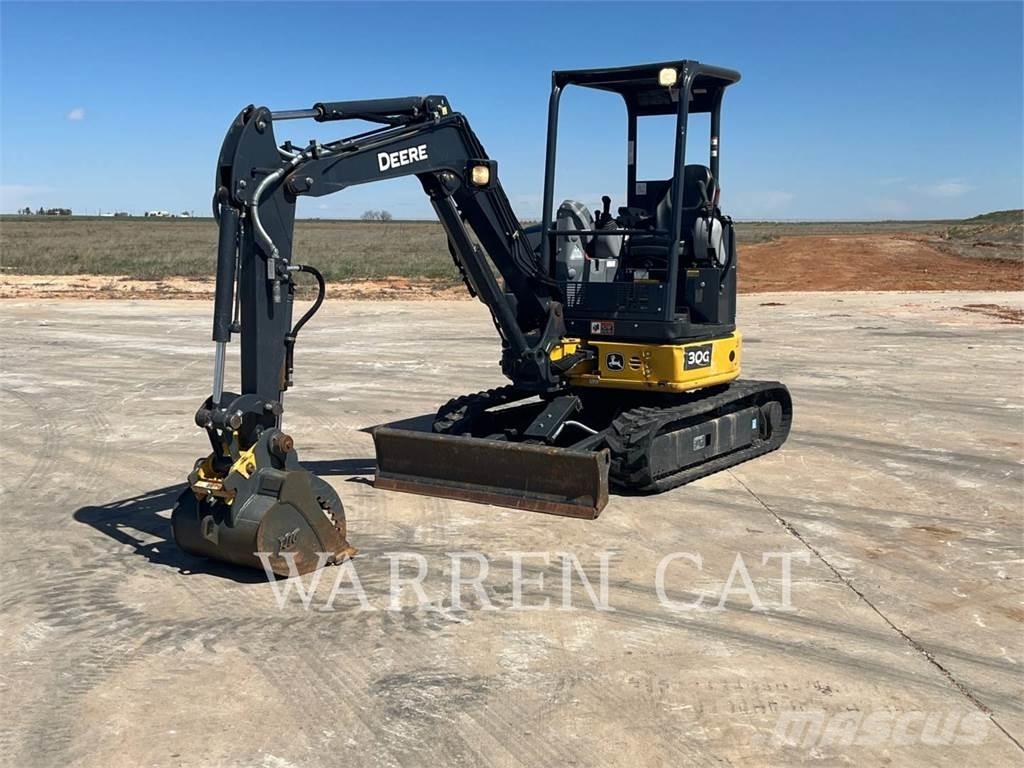John Deere 30G Pásové rýpadlá