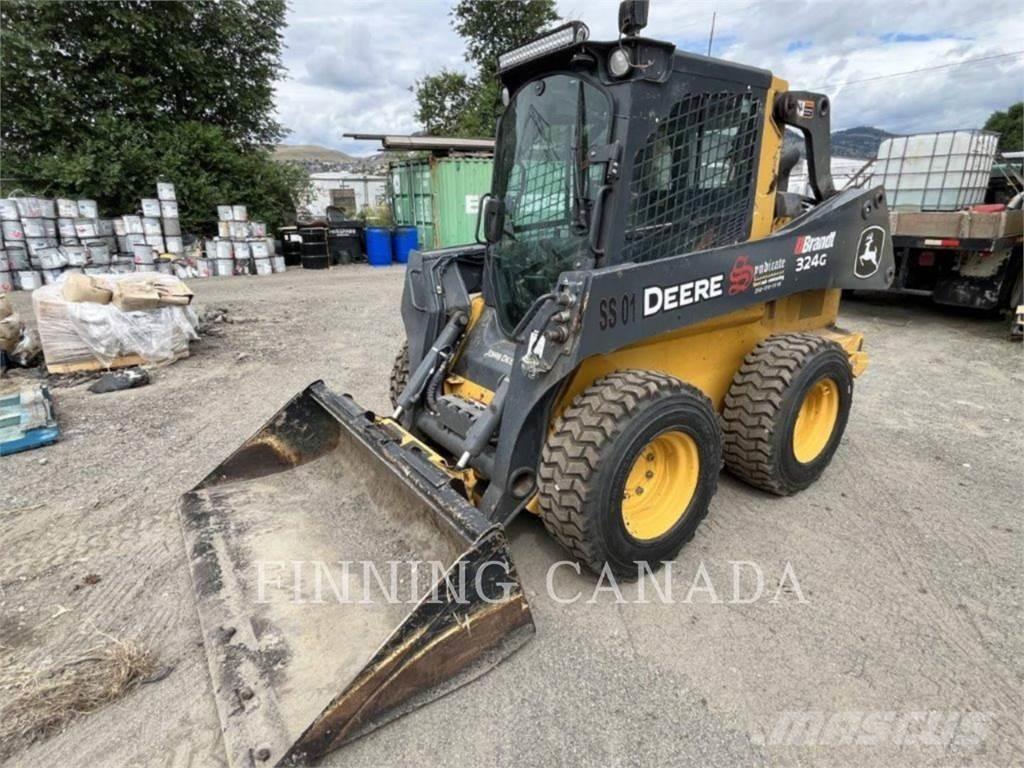 John Deere 324G Šmykom riadené nakladače
