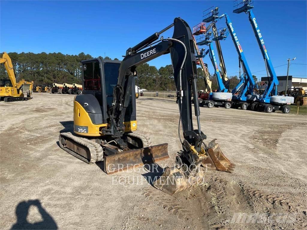 John Deere 35G Pásové rýpadlá