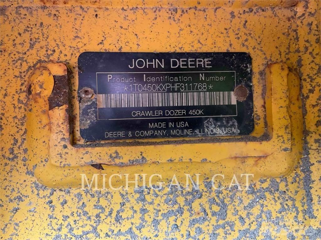 John Deere 450K Pásové dozéry