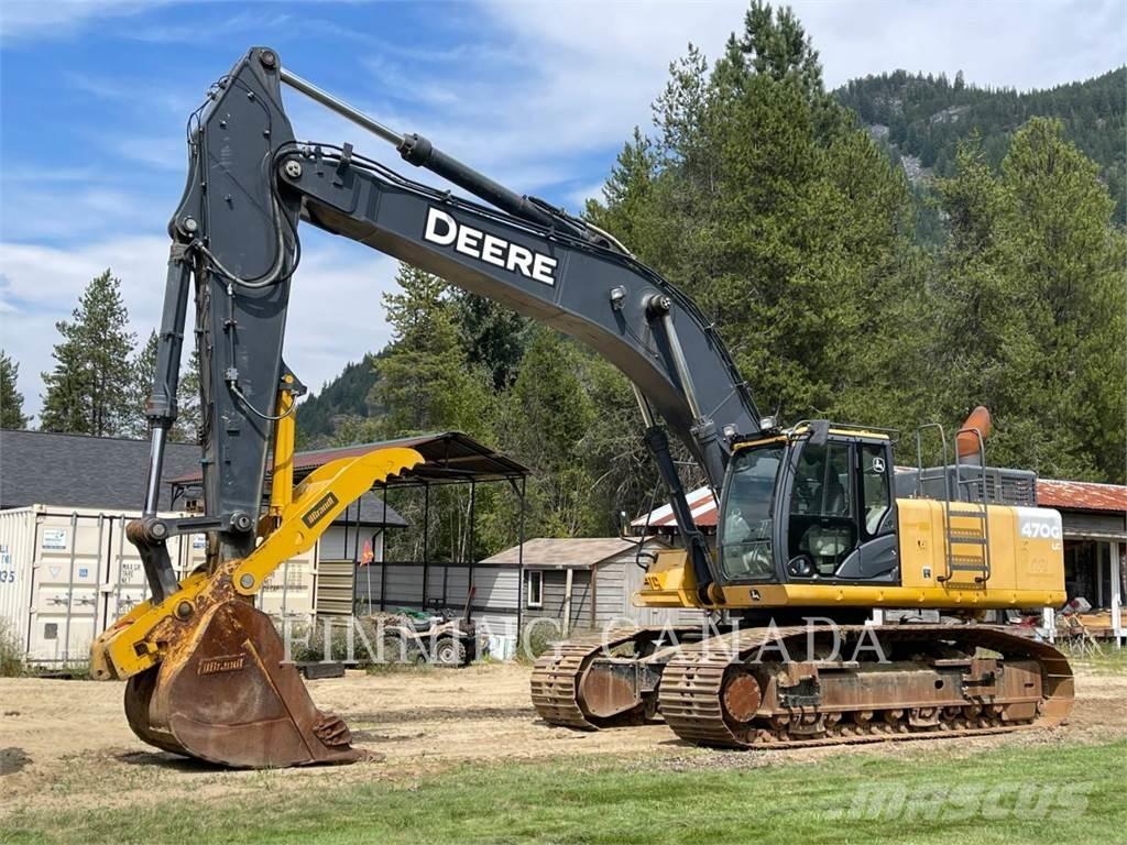 John Deere 470G Pásové rýpadlá