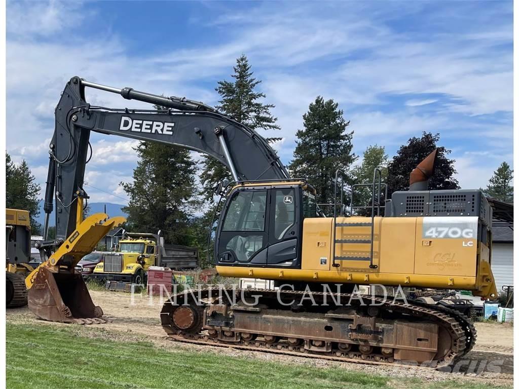 John Deere 470G Pásové rýpadlá