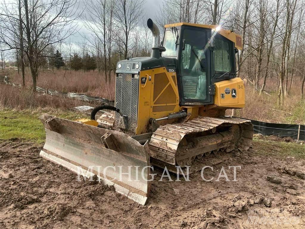 John Deere 550K LGP Pásové dozéry