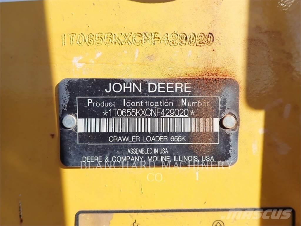 John Deere 655K Pásové nakladače