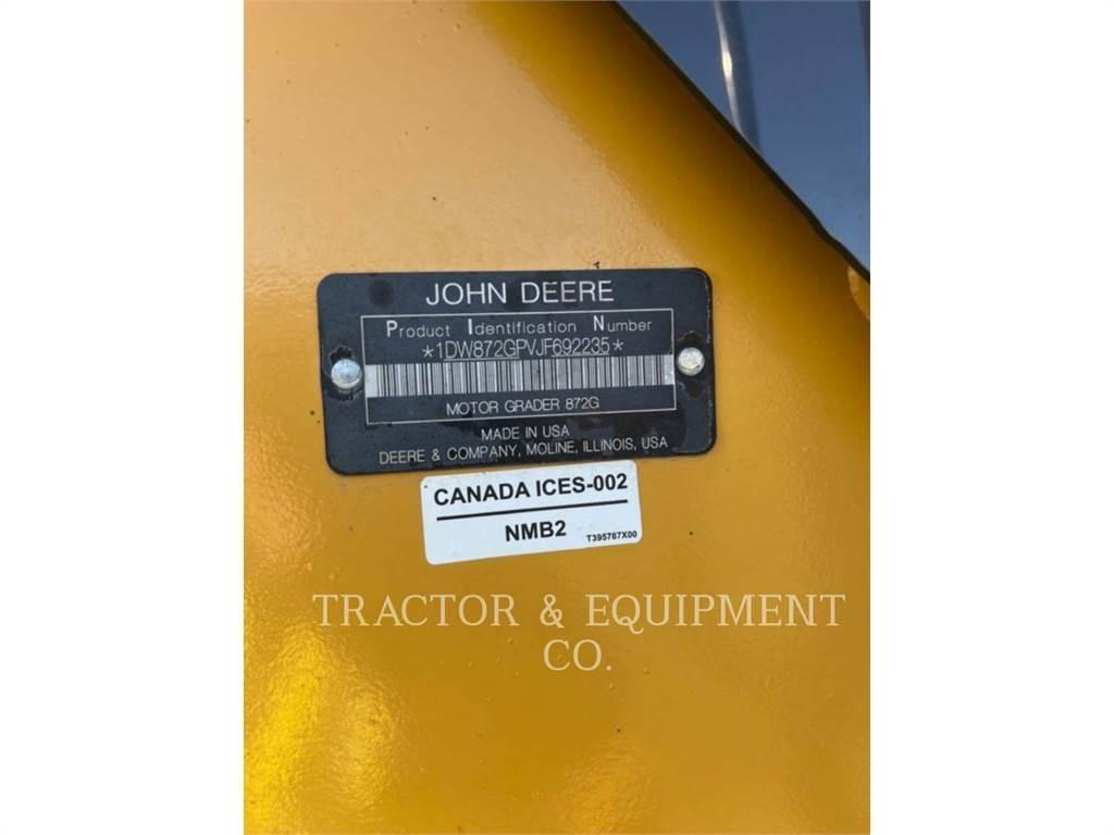 John Deere 872GP Grejdery