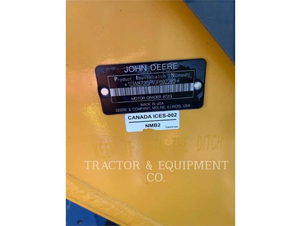 John Deere 872GP Grejdery