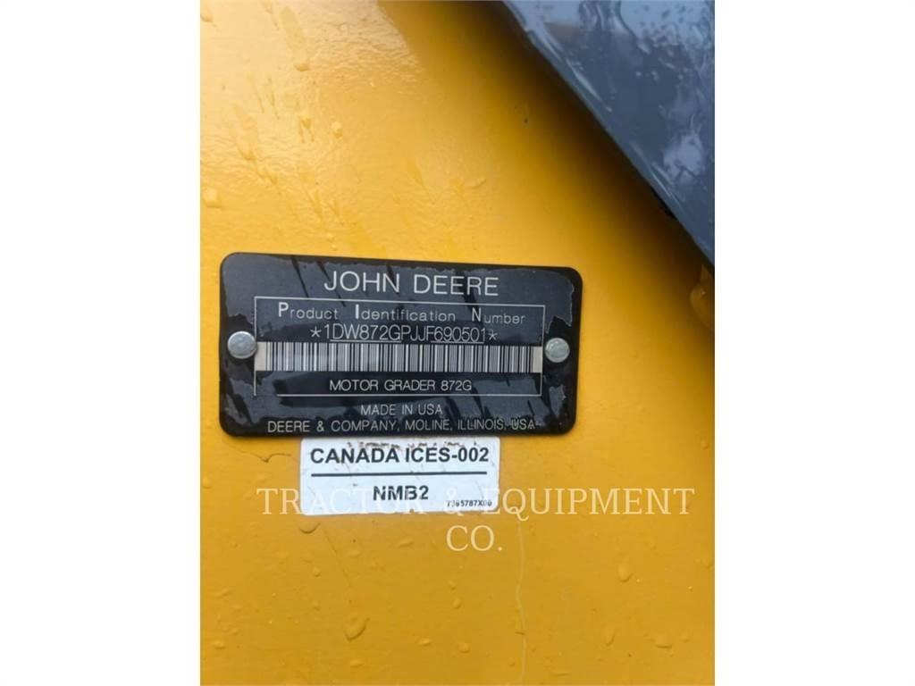 John Deere 872GP Grejdery