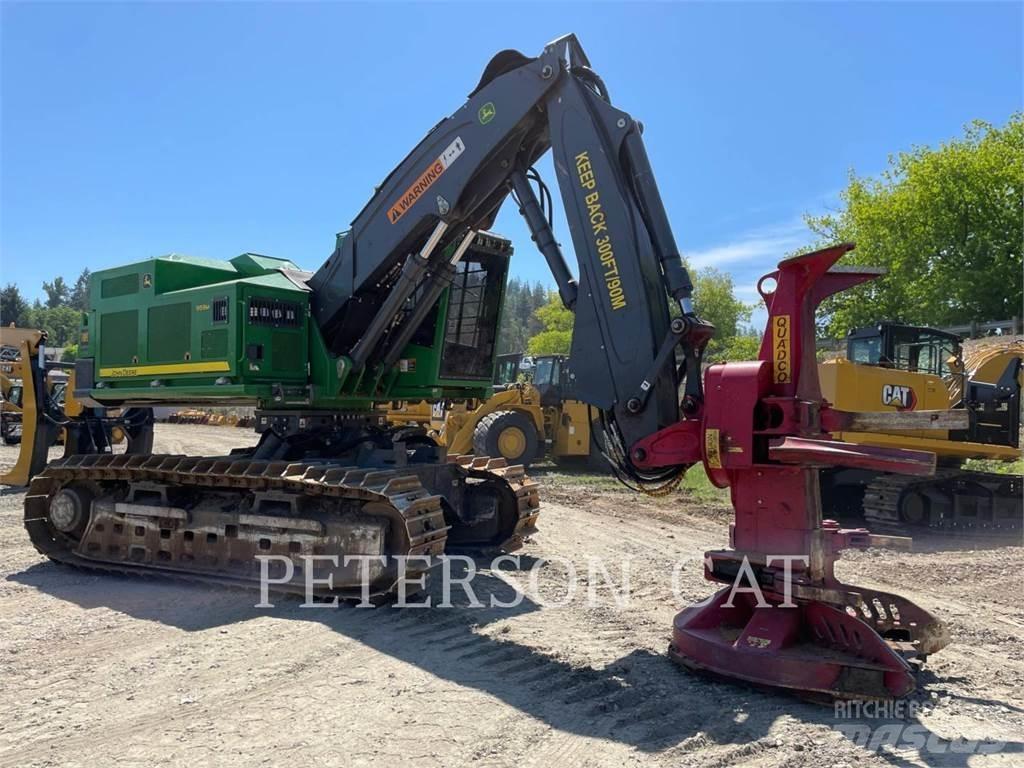John Deere 959M Stínacie harvestory
