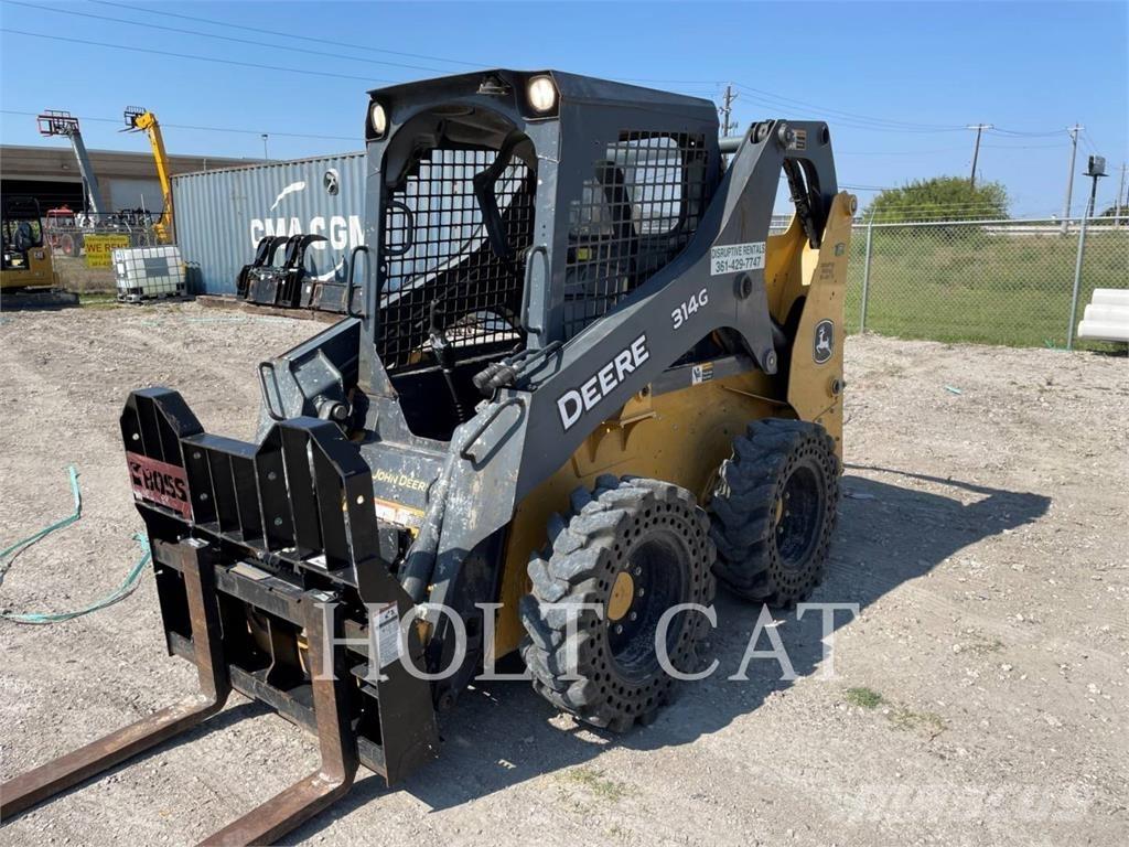 John Deere & CO. 314G Šmykom riadené nakladače