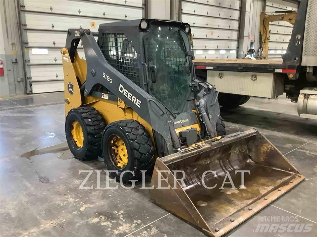 John Deere & CO. 318G Šmykom riadené nakladače