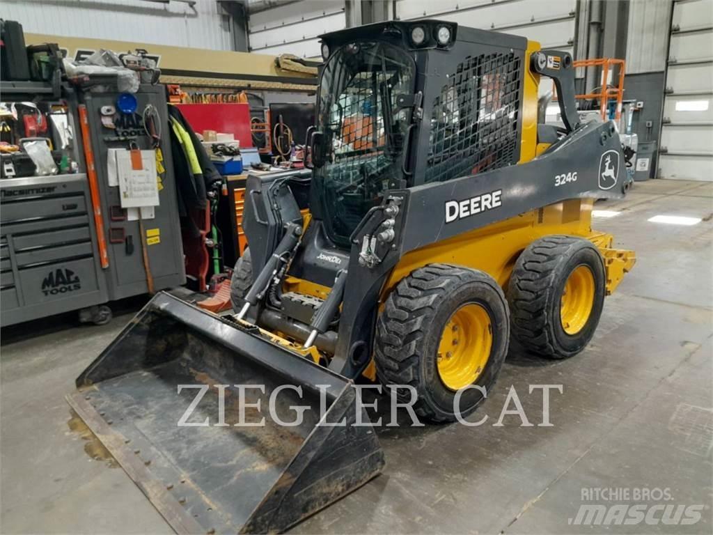 John Deere & CO. 324G Šmykom riadené nakladače