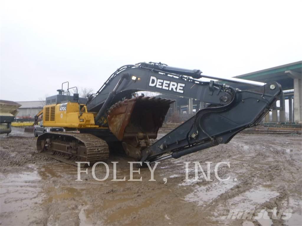 John Deere & CO. 470G Pásové rýpadlá