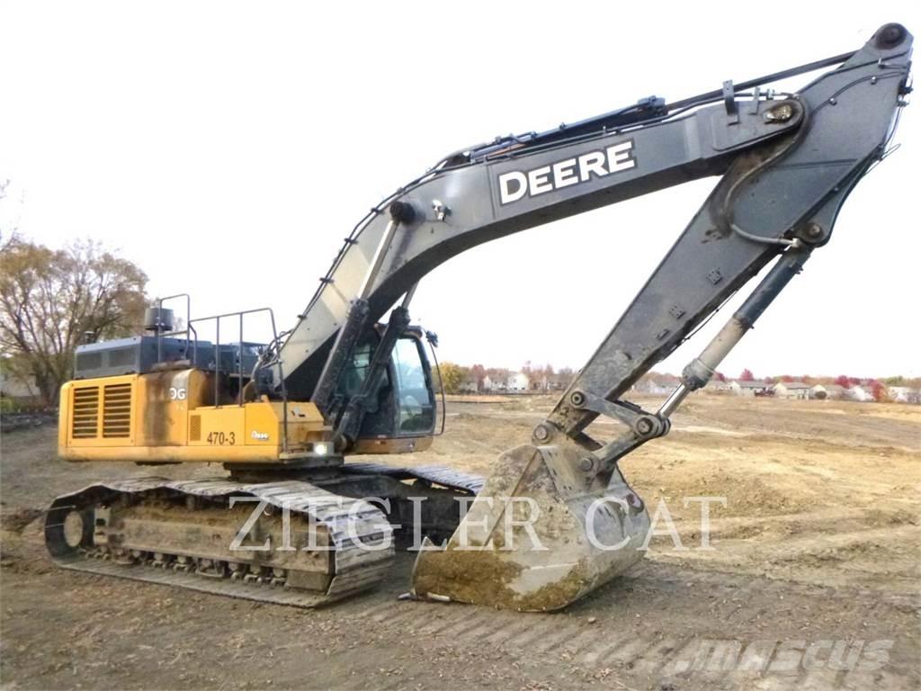 John Deere & CO. 470G Pásové rýpadlá