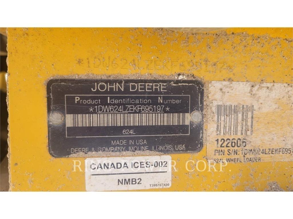 John Deere & CO. 624L Kolesové nakladače