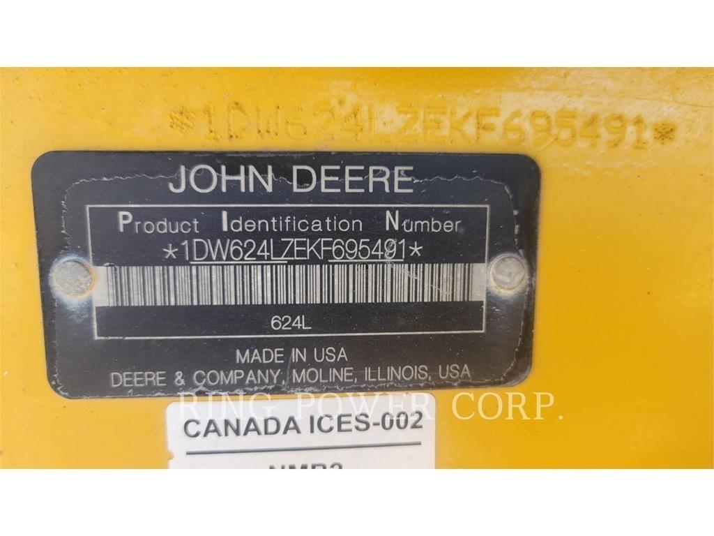 John Deere & CO. 624L Kolesové nakladače