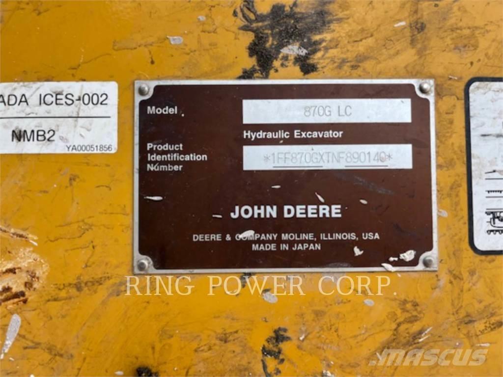John Deere & CO. 870GLC Pásové rýpadlá