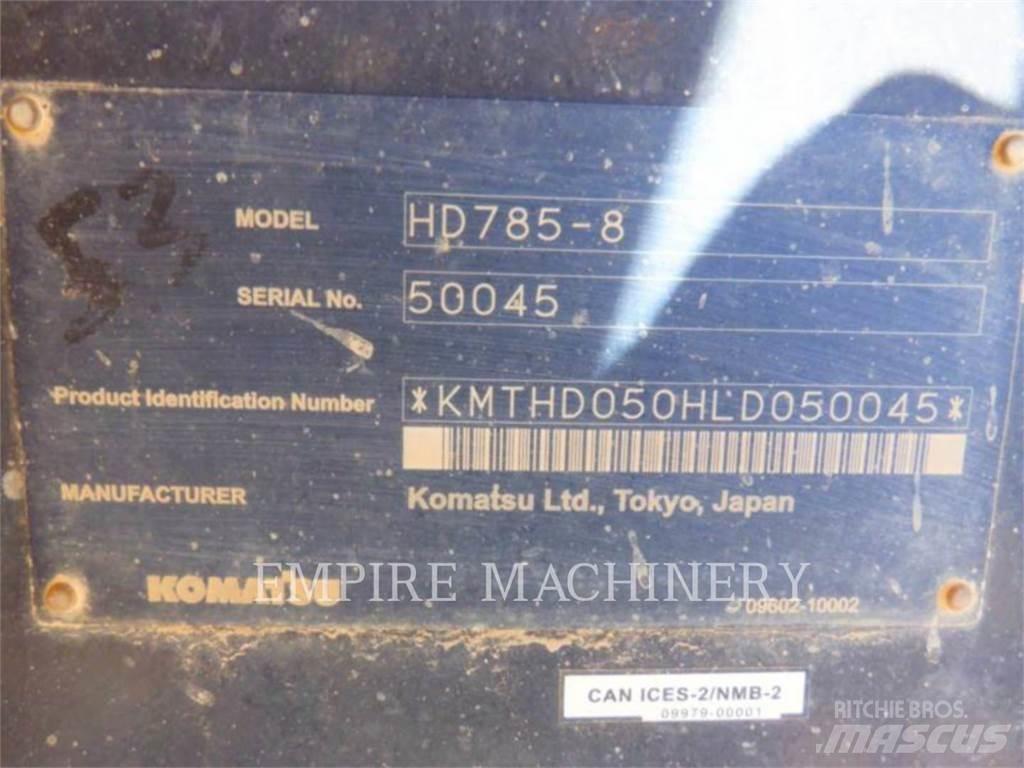 Komatsu HD785-8 Kĺbové nákladné autá