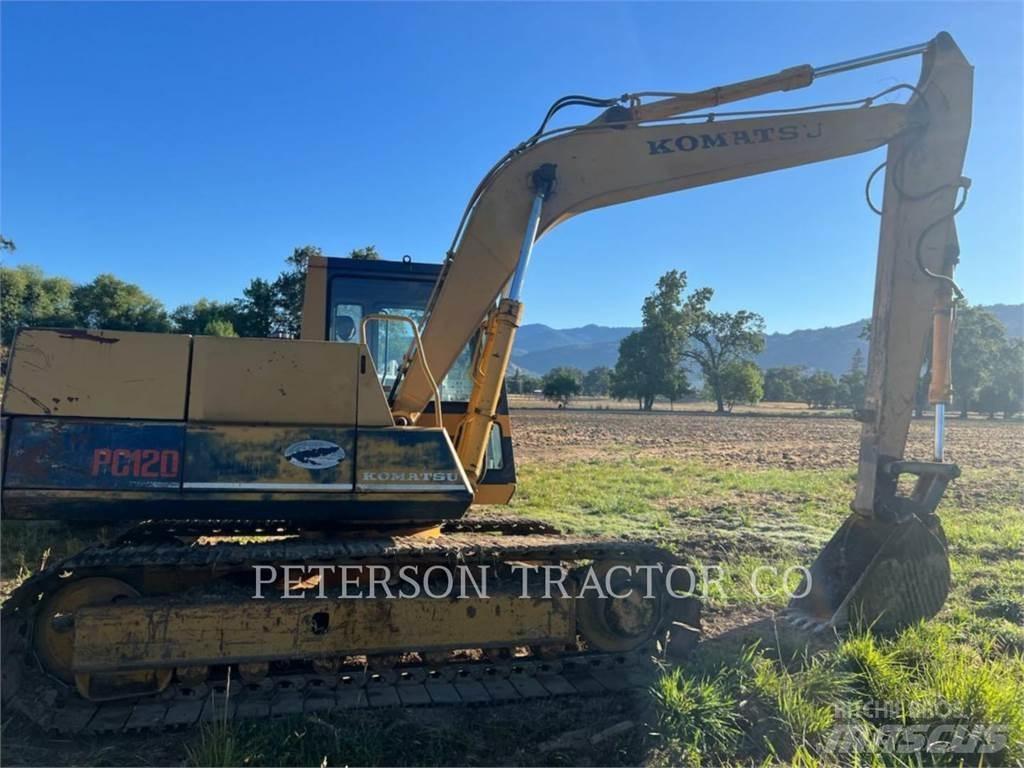 Komatsu PC120 Pásové rýpadlá