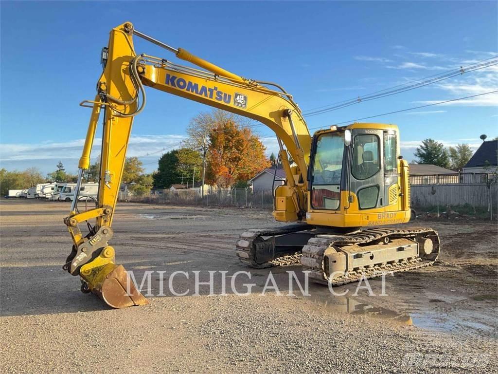 Komatsu PC128US Pásové rýpadlá
