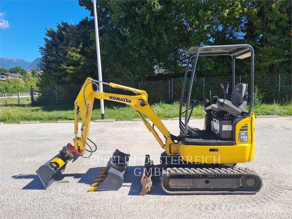 Komatsu PC14R HS Pásové rýpadlá