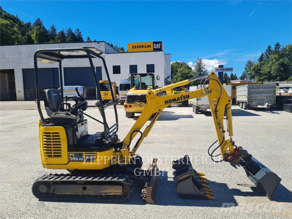 Komatsu PC14R HS Pásové rýpadlá