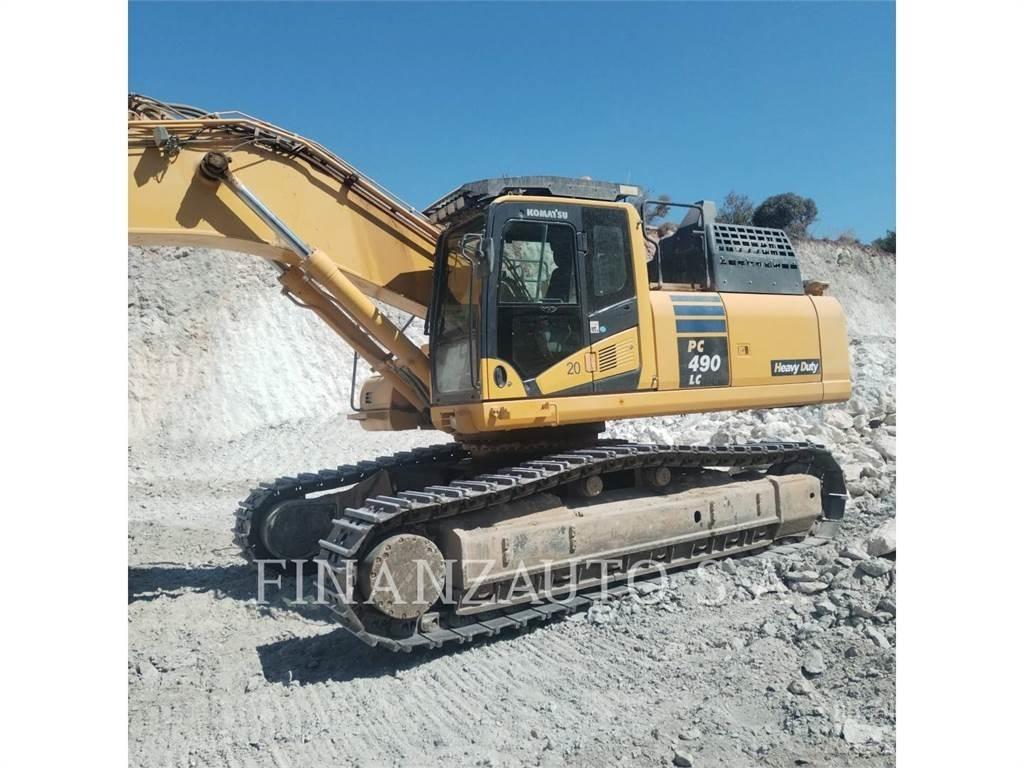 Komatsu PC490 Pásové rýpadlá