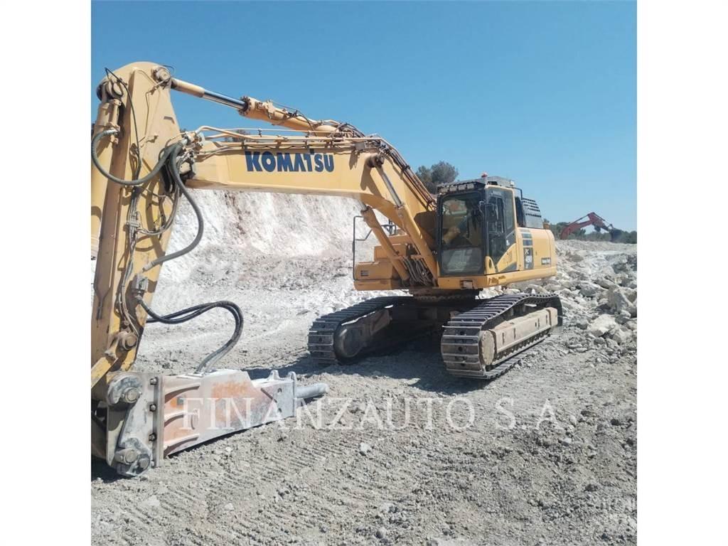 Komatsu PC490 Pásové rýpadlá